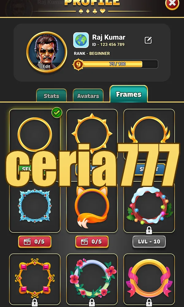 ceria777 Tangkapan Layar - APK Resmi